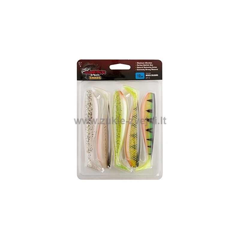 Guminukai FOX Rage Zander Pro Shad 14cm Mixed Colour 5 vnt.