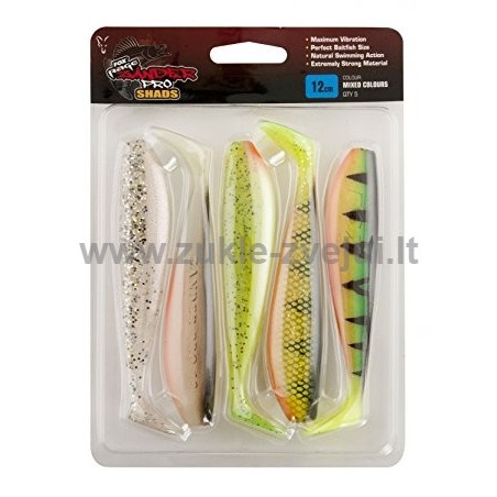 Guminukai FOX Rage Zander Pro Shad 14cm Mixed Colour 5 vnt.