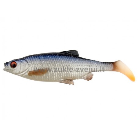 Guminukas SG 3D LB Roach Paddle Tail 10cm 10g, 3vnt.