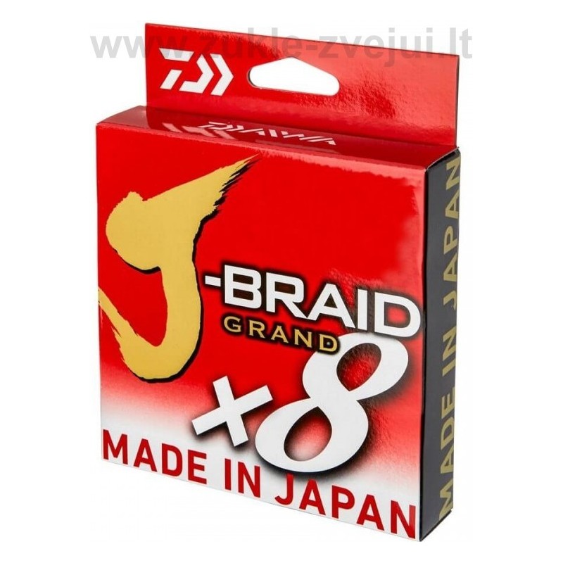 Pintas valas Daiwa J-BRAID X8 GRAND